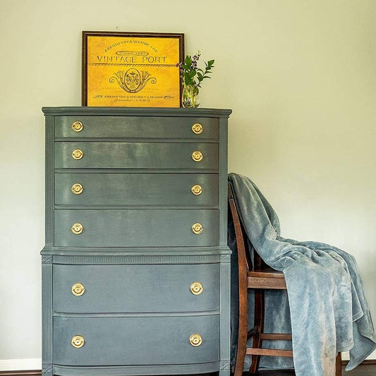 Blue Mahogany Dresser