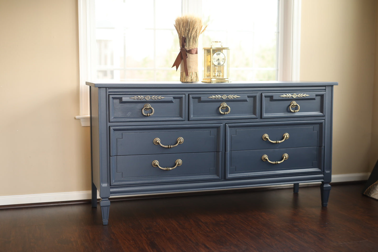 Dark Navy Sideboard