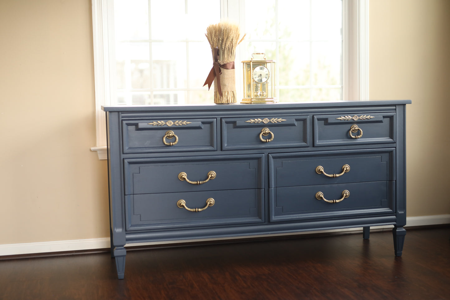 Dark Navy Sideboard