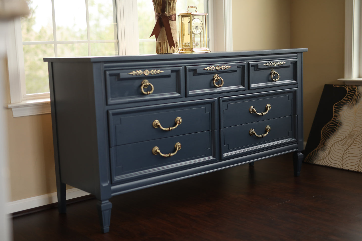 Dark Navy Sideboard