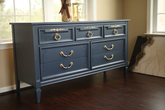 Dark Navy Sideboard