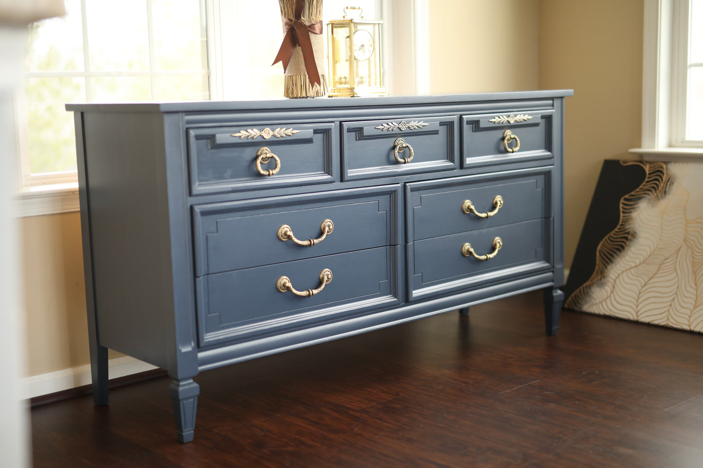 Dark Navy Sideboard