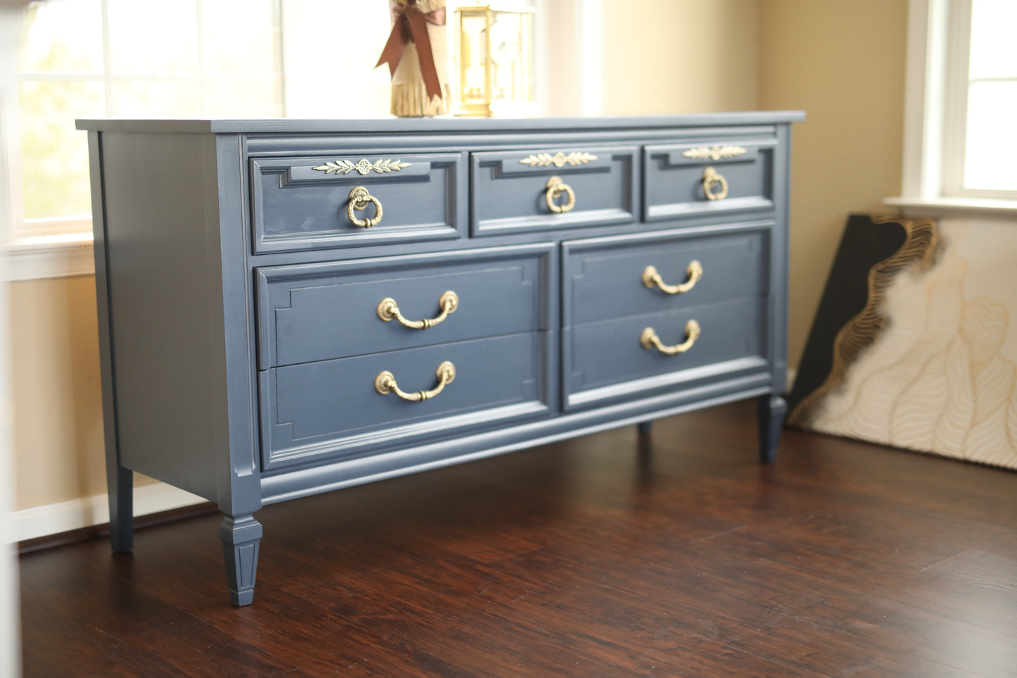 Dark Navy Sideboard