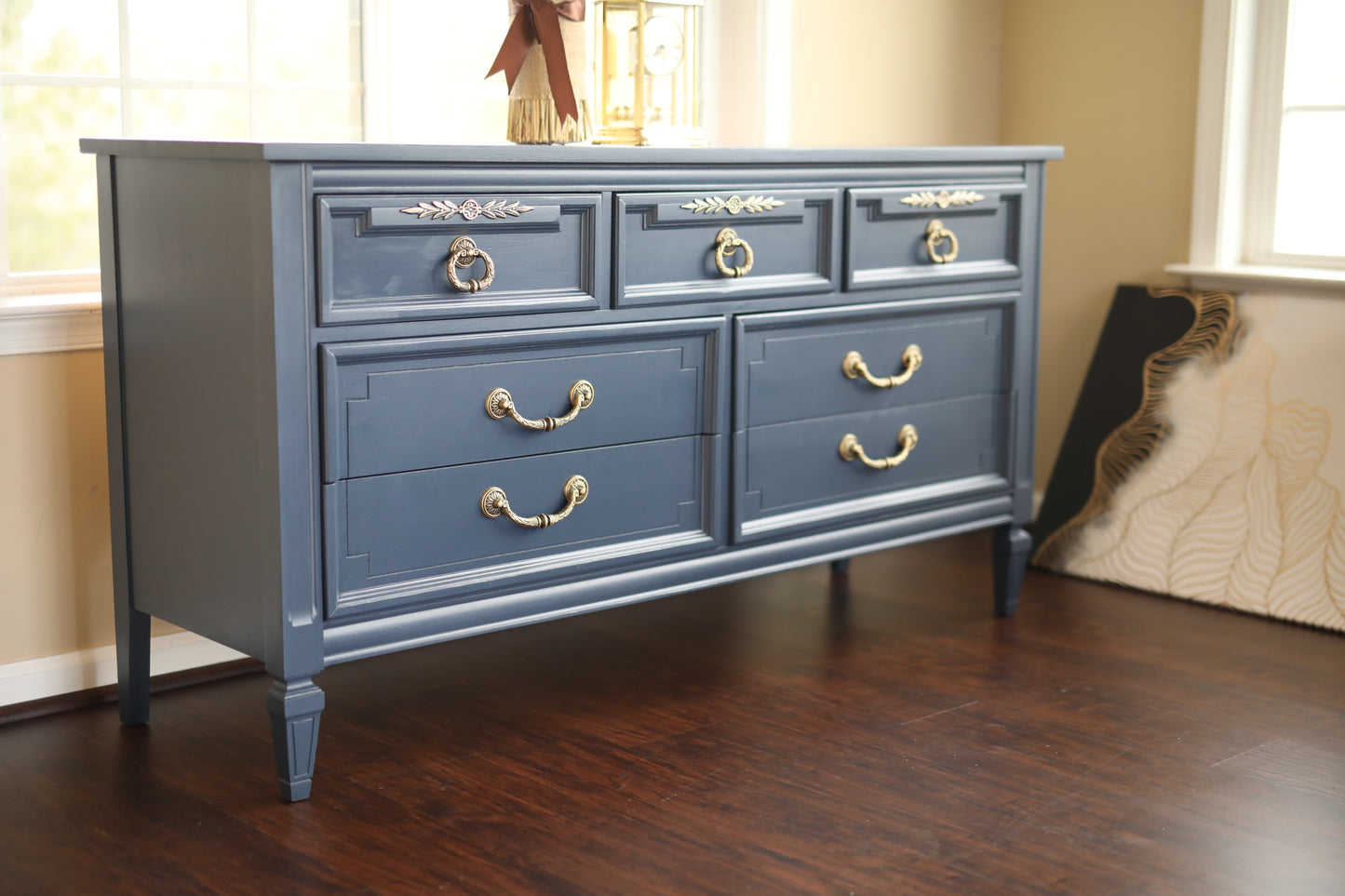 Dark Navy Sideboard