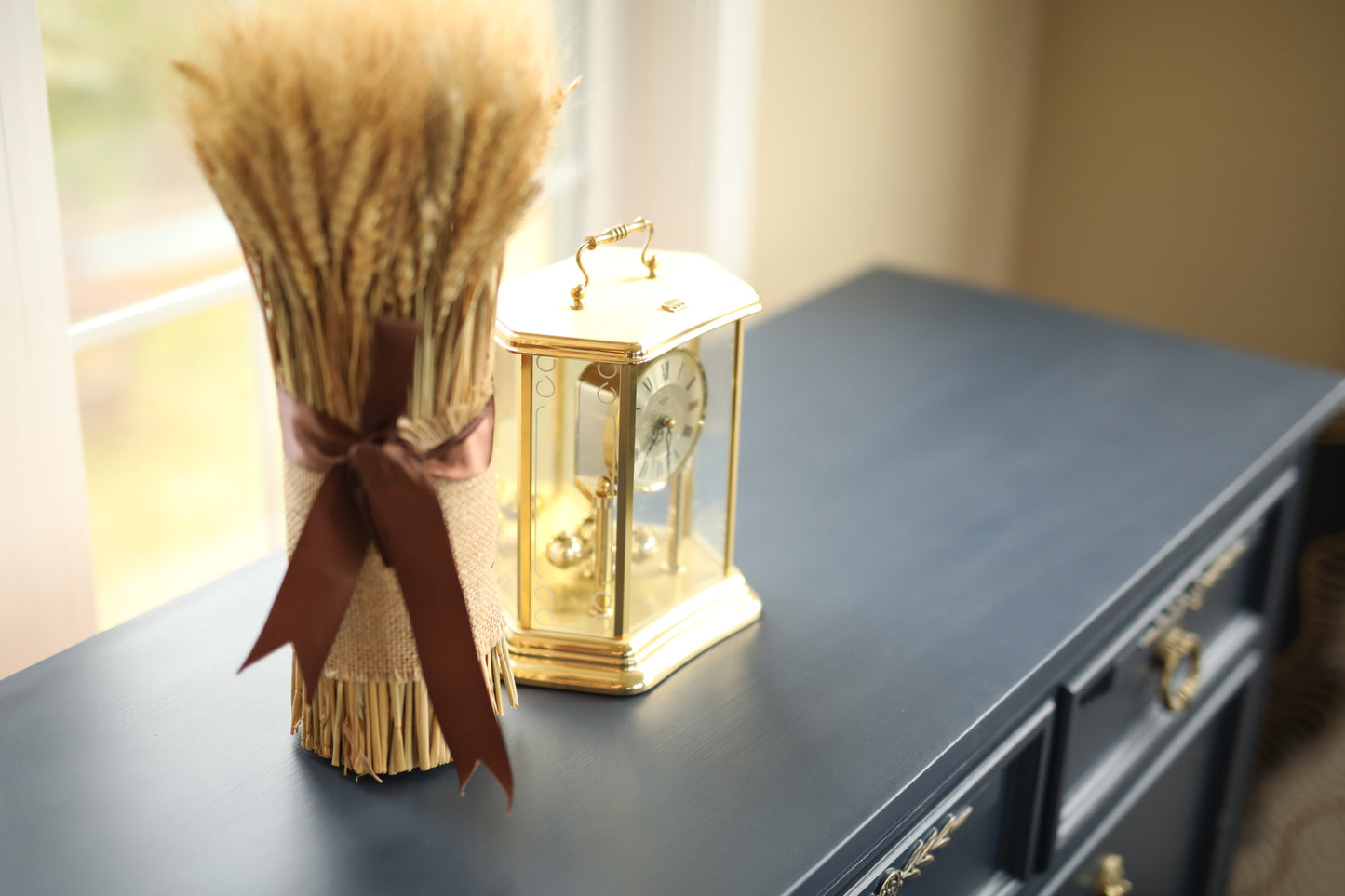 Dark Navy Sideboard