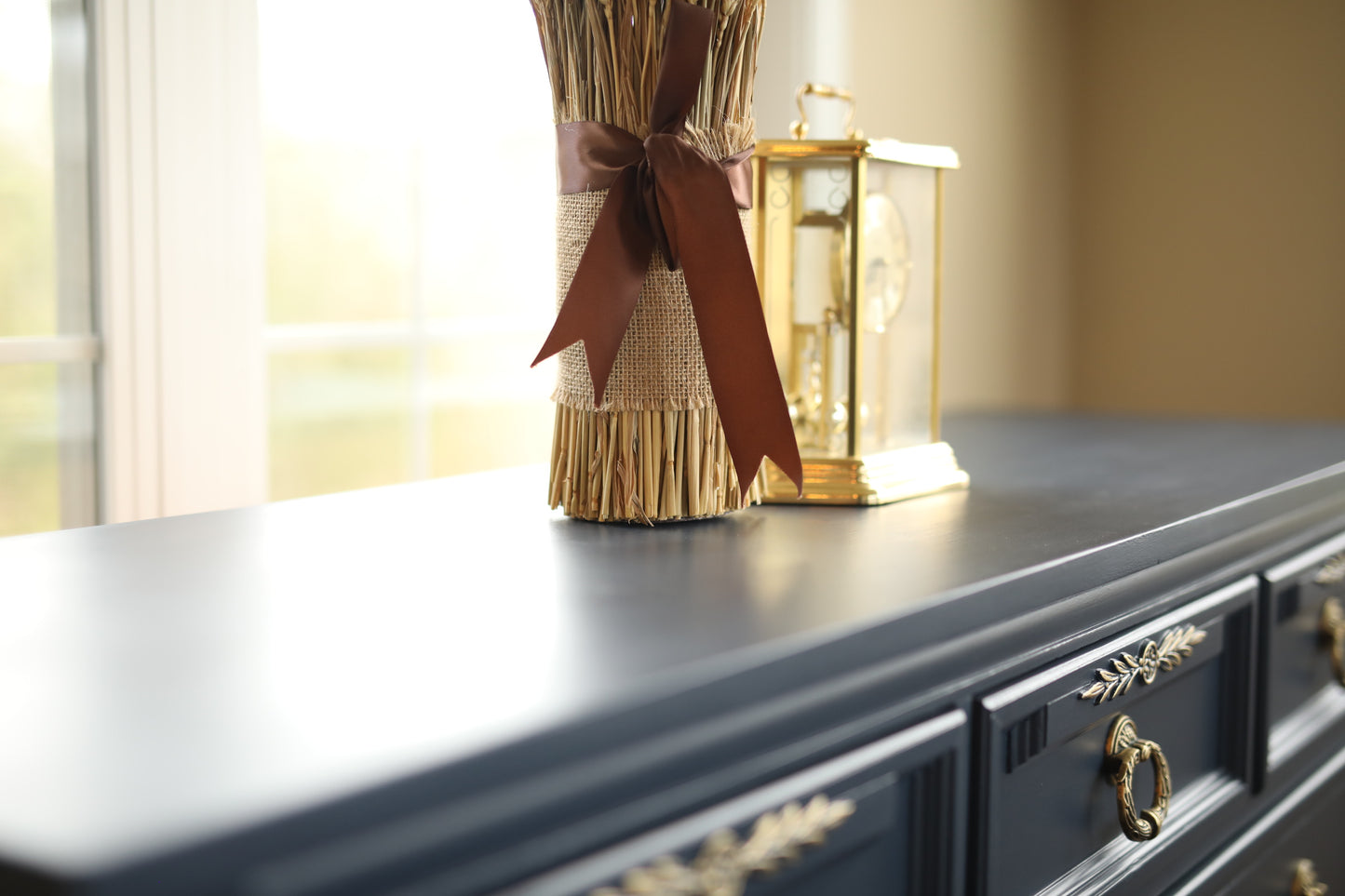 Dark Navy Sideboard