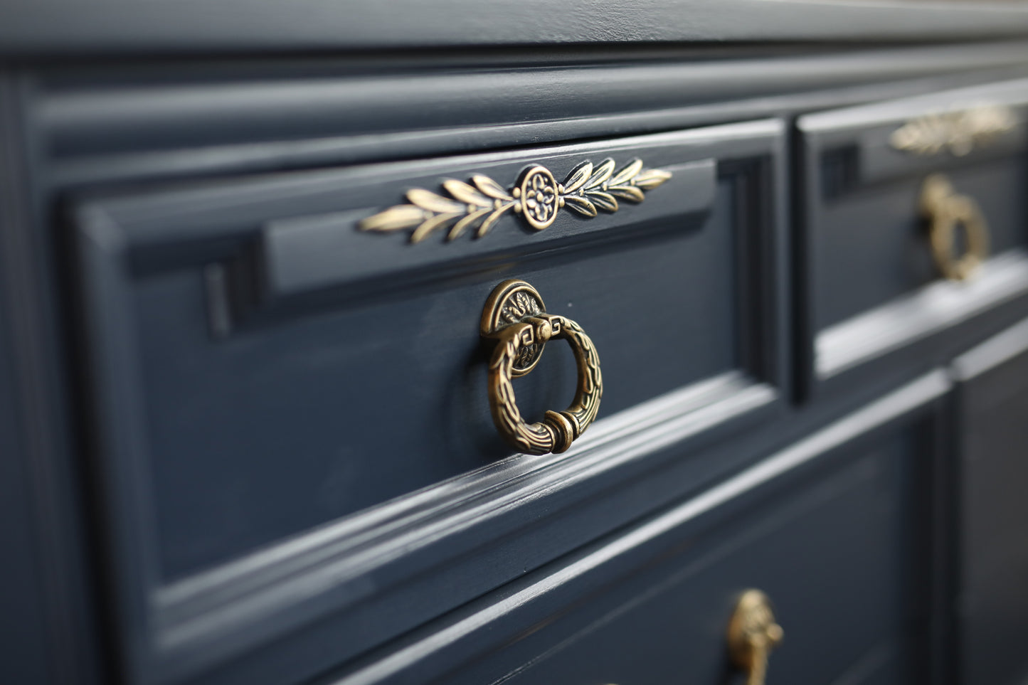 Dark Navy Sideboard