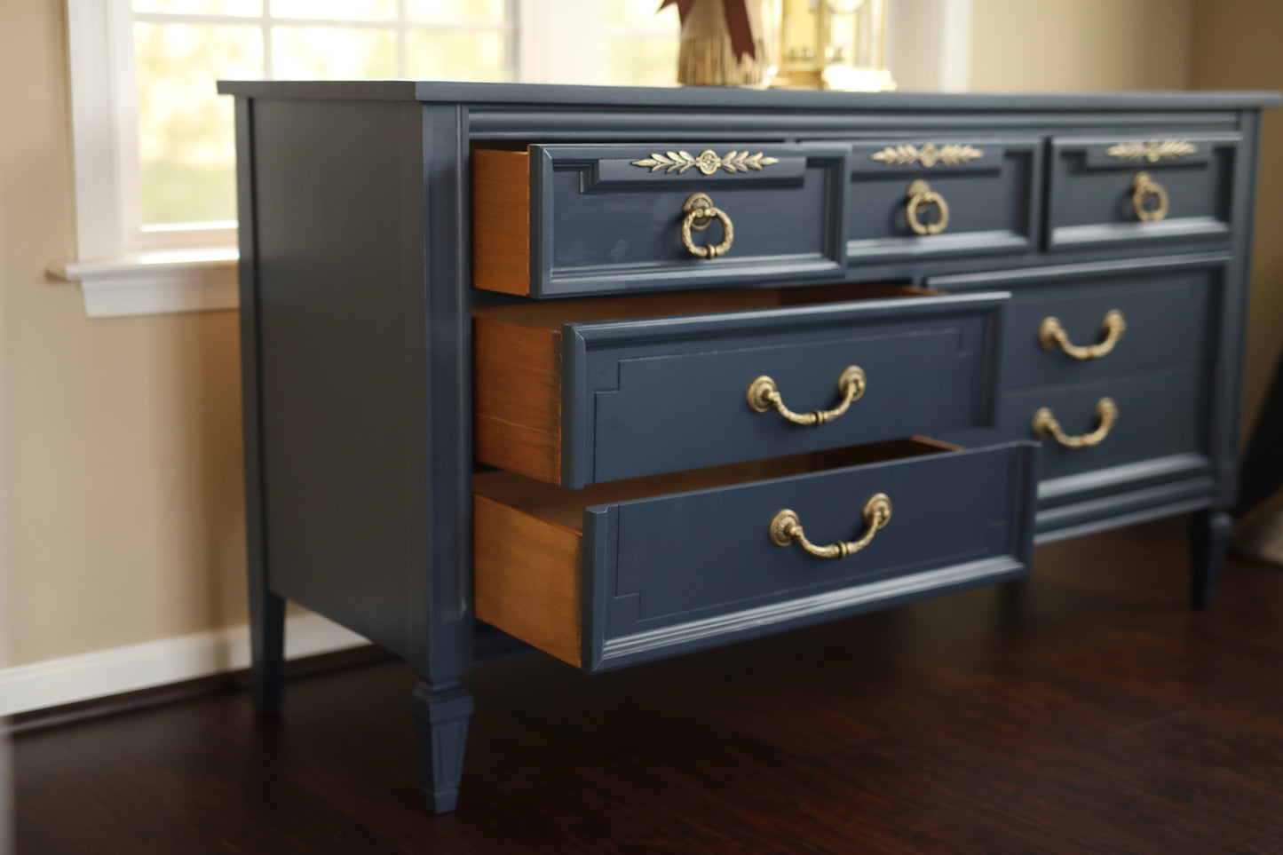 Dark Navy Sideboard