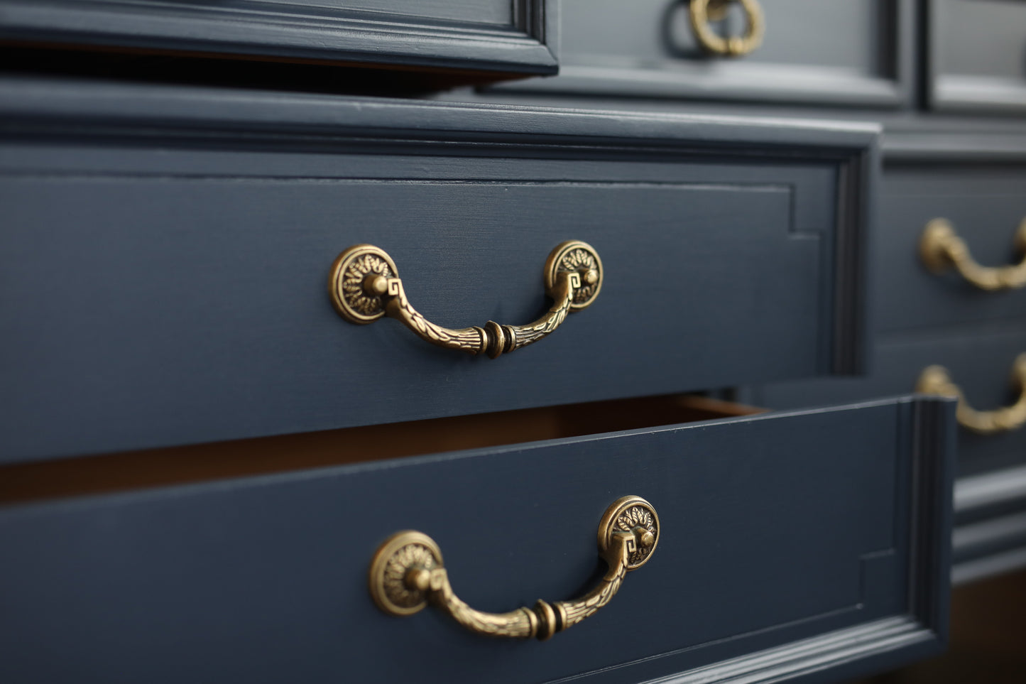 Dark Navy Sideboard