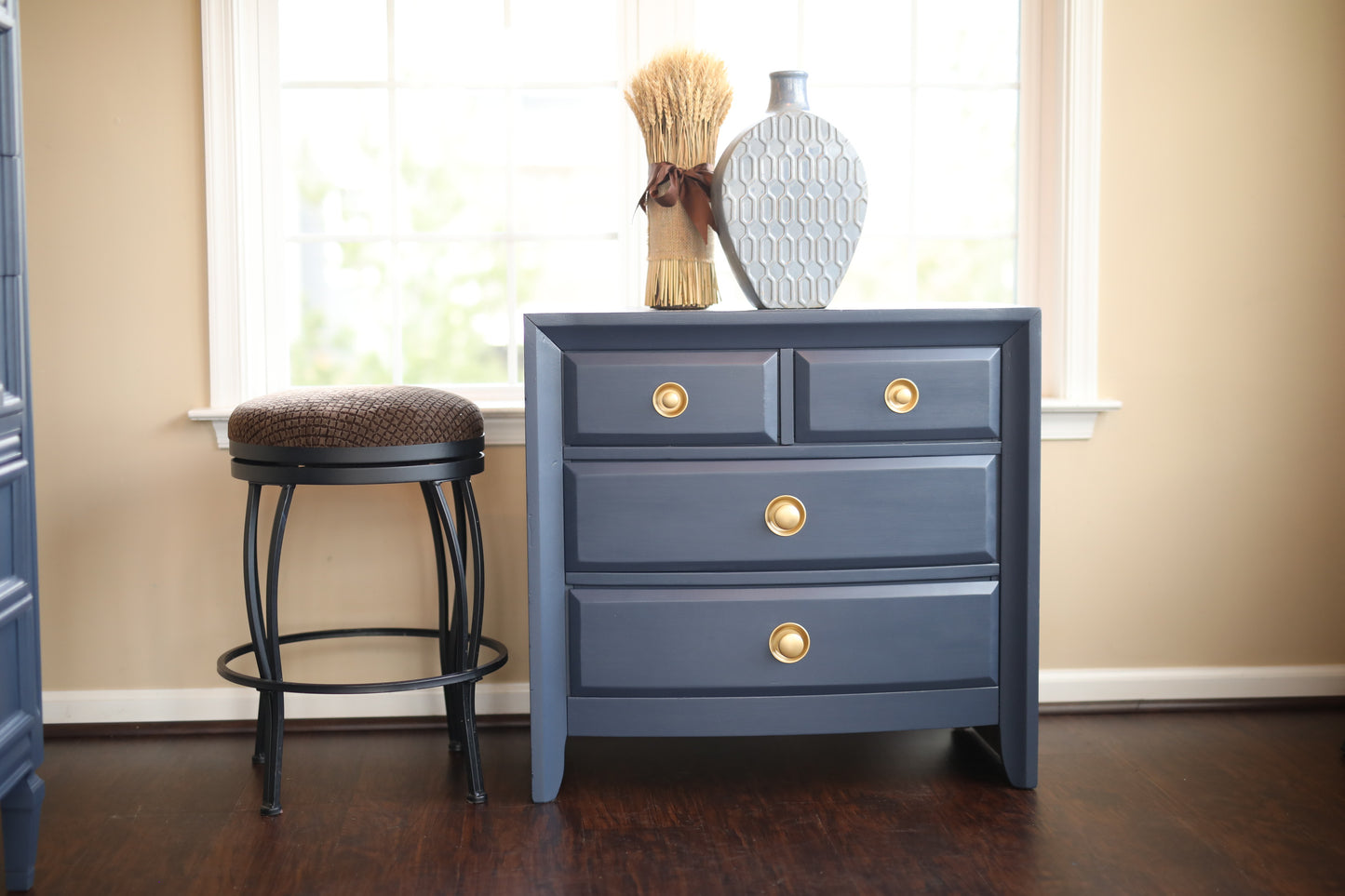 Dark navy small dresser