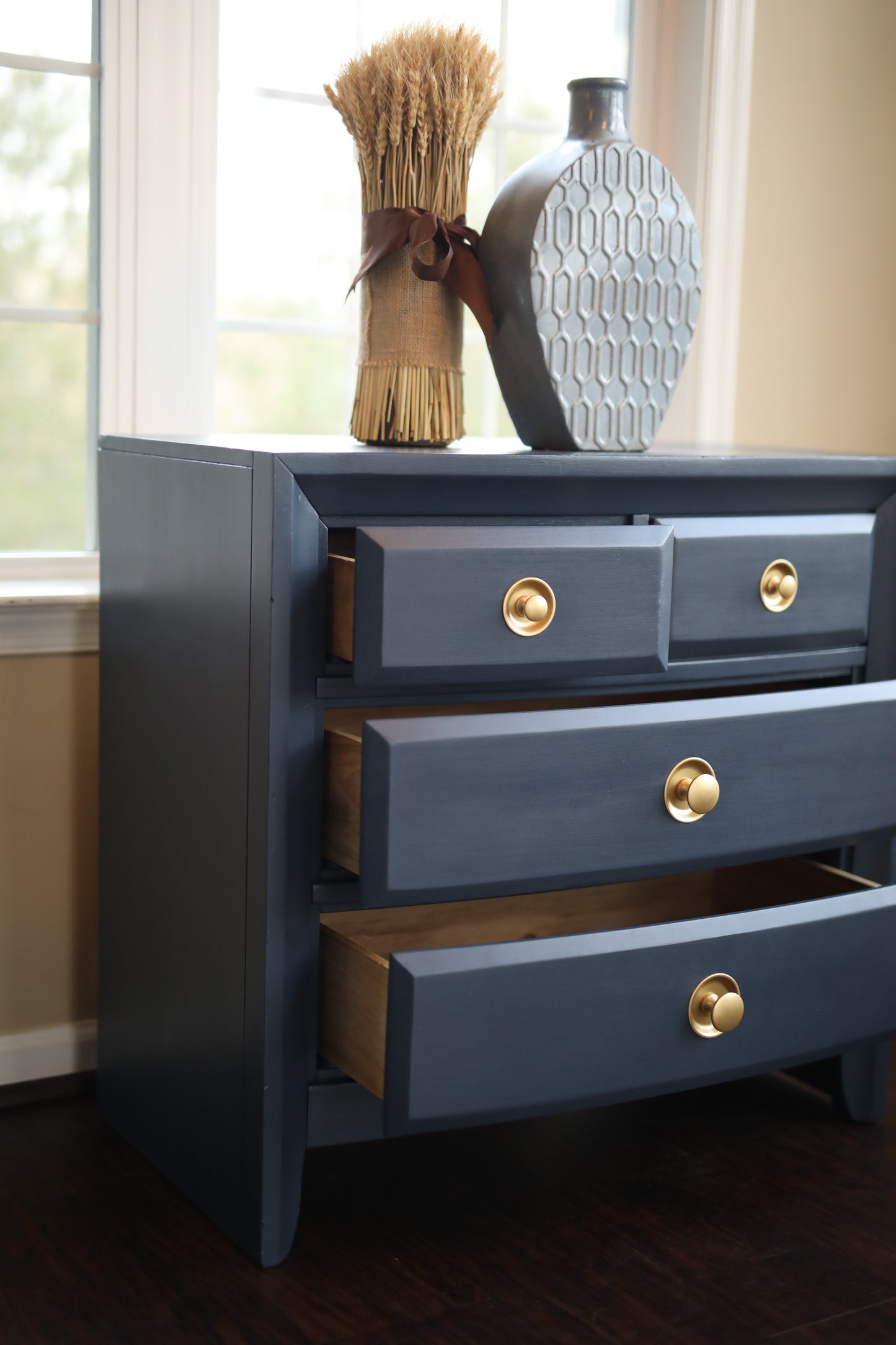 Dark navy small dresser