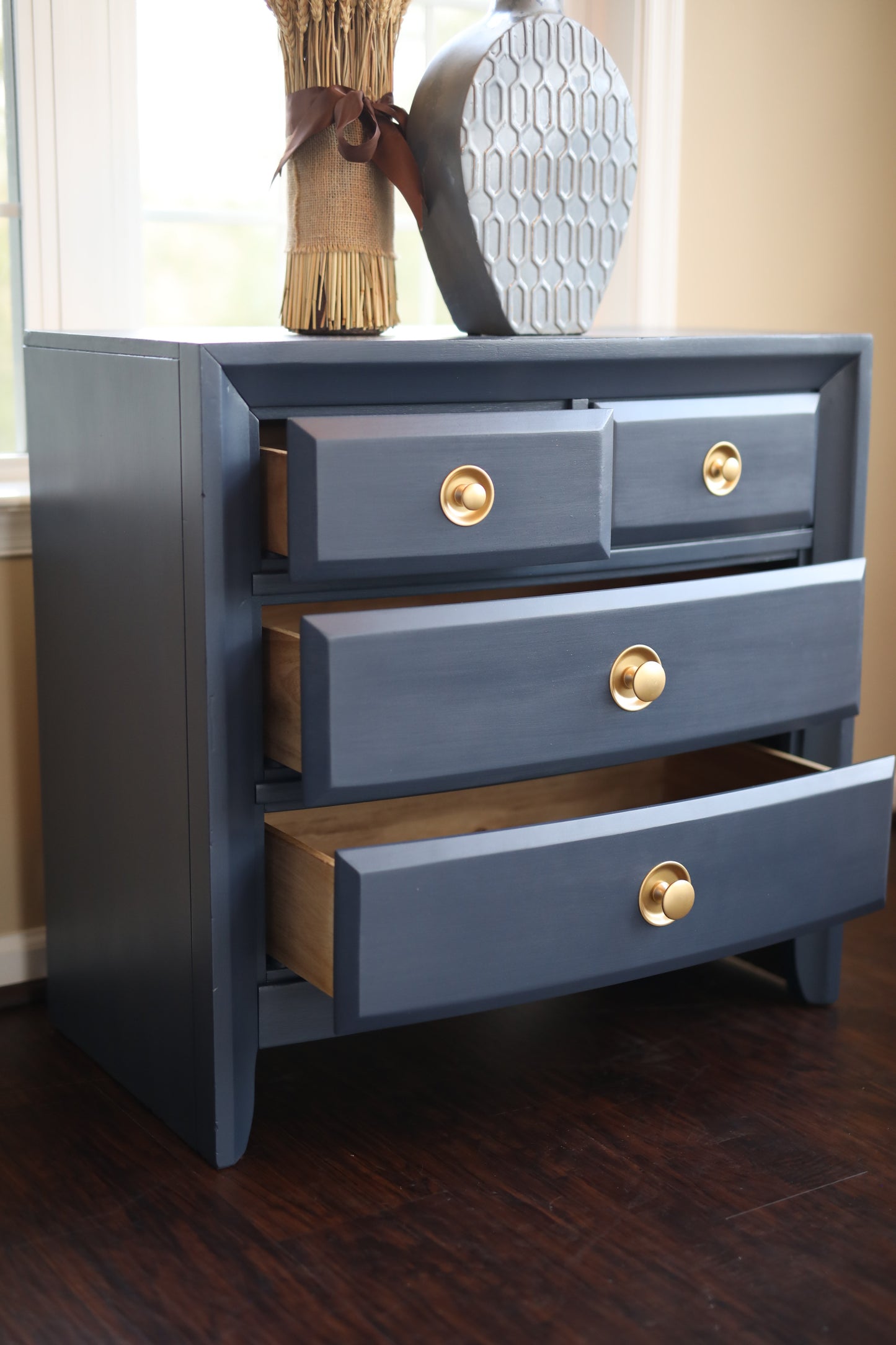 Dark navy small dresser